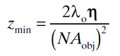 这个公式告诉我们轴向(Z)分辨率的极限