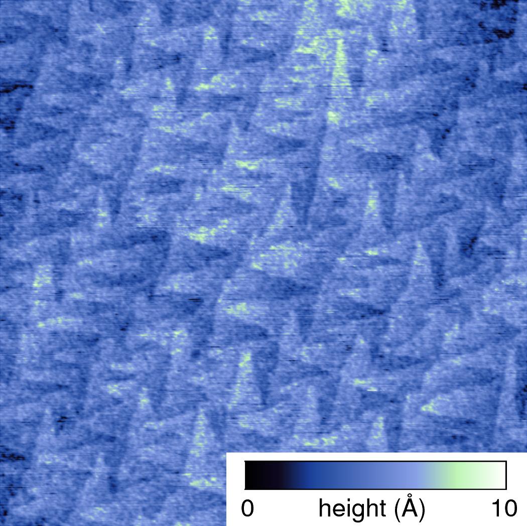 超低粗糙度外延硅片在庇护研究木星XR大样本AFM成像。该1 μ m扫描区域的粗糙度(Sa)仅为0.902 Å。