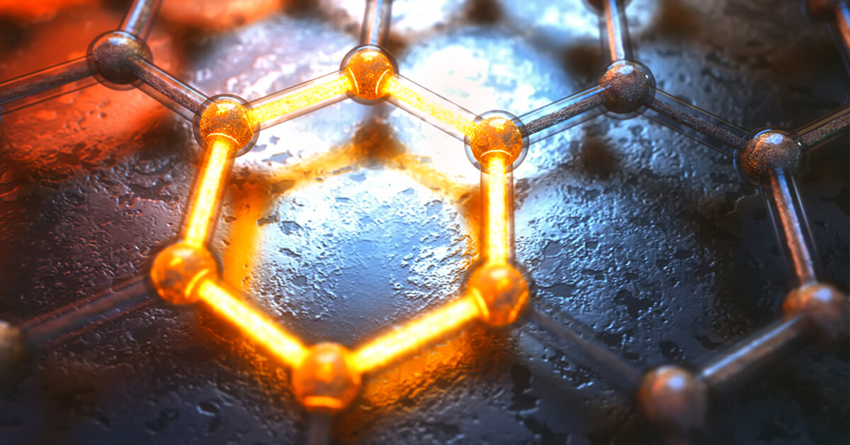 石墨烯二维材料的原子结构